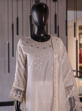 Raad Luxury Embroidered Raw Silk 3 Piece Stitched Suit RD24LEF RA15-8284